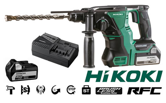 HiKOKI DH18DBL con 2 batterie