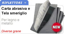 Carta abrasiva doppia resina