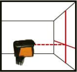 Croce laser visibile