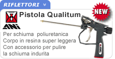 Pistola super leggera per schiuma poliuretanica