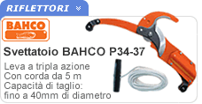 Svettatoio leva tripla azione Bahco P34-37