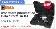 Avvitatore pneumatico Beta con bussole