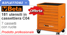 Carrello C04 con 181 utensili Beta