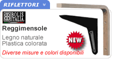 Reggimensole legno e plastica Bolis