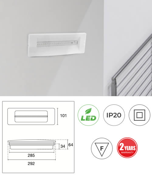 Lampada emergenza Sicura Led Century