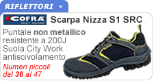 scarpe antinfortunistiche numeri piccoli