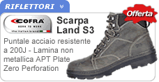 Land Cofra scarpa di sicurezza sul lavoro