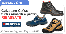 Diversi modelli di calzature Cofra