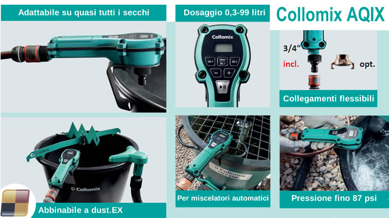 Dispositivo di dosaggio dell'acqua AQiX