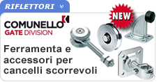 Componenti per cancelli scorrevoli