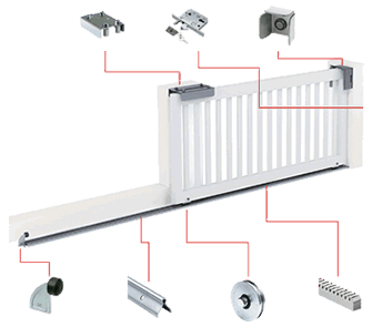 Ferramenta per cancelli scorrevoli