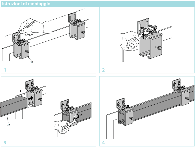 Istruzioni di montaggio