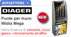 Punte muro Mega Widia in blister title=