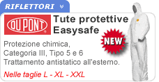 Tuta di protezione chimica Easysafe