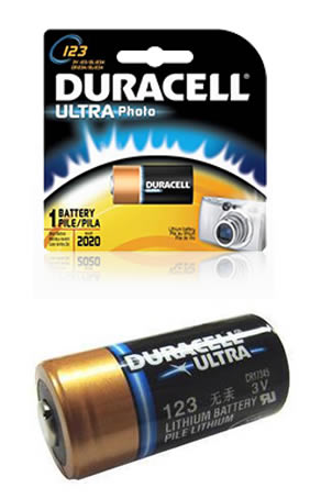 Batteria Litio 123 Duracell