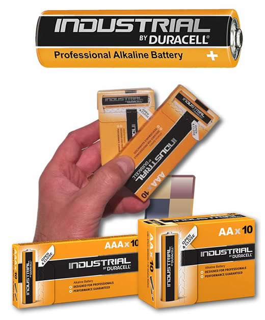 Confezione batterie Duracell Industrial