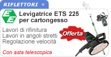 ETS 225 Eibenstock levigatrice cartongesso