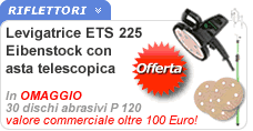 Levigatrice cartongesso Eibenstock ETS 225 con asta telescopica