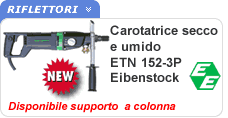 Carotatrice a secco e umido Eibenstock