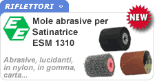 Mole abrasive per satinatrice