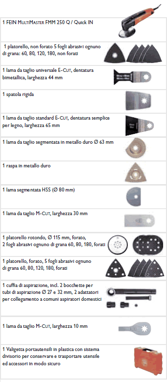 Accessori fein Multimaster Accessori Fein Multimaster Limited Edition