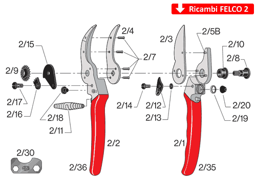 Ricambi Felco originali