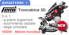 Troncatrice per legno 1050 3D Femi