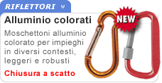 Moschettoni colorati