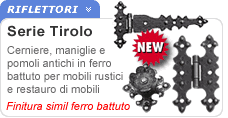 Ferramenta serie Tirolo