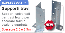 Supporto travi legno