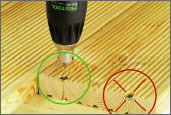 Limitatore di profondità in avvitamento