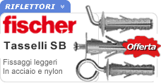 Tasselli fissaggi leggeri Fischer