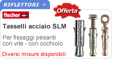 Tasselli acciaio Fischer SLM