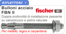 Ancoranti metallici fissaggi pesanti FBN