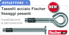 Tasselli acciaio fissaggi pesanti FNA