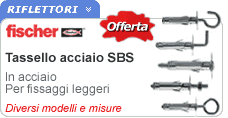 Tasselli acciaio Fischer SBS