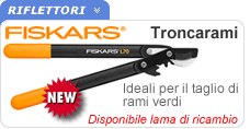 Troncarami Fiskars con lama Bypass ad uncino