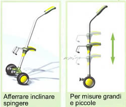 Carrello poratavasi regolabile