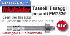 Ancorante passante M753 in acciaio per fissaggi pesanti