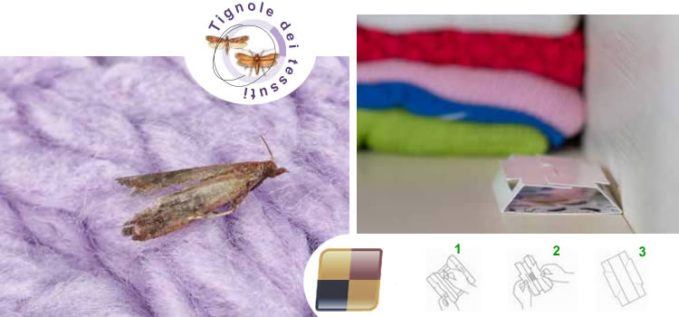 Trappola per tarme tessuto