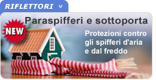 Protezione da spifferi e freddo