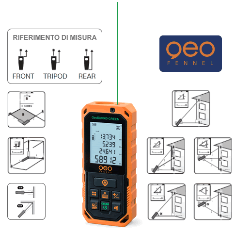 GeoDist 60 Green (raggio laser verde)