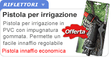 Pistola irrigazione gommata