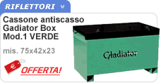 Cassone antiscasso Gladiator box