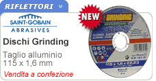 Disco grinding taglio alluminio