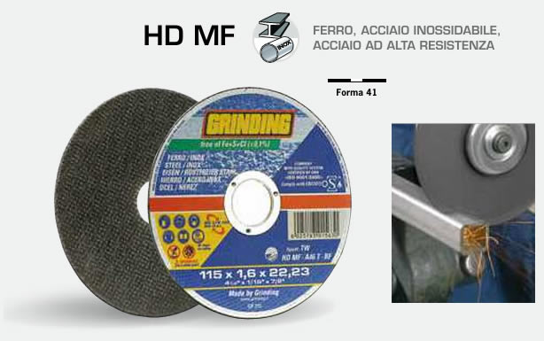 Dischi taglio inox Grinding HD MF