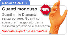 Guanti nitrile Diamante