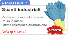 Guanti bicolore industriali