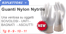 Guanti da lavoro nitrile