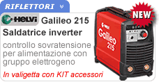 Saldatrice inverter in valigetta e kit accessori